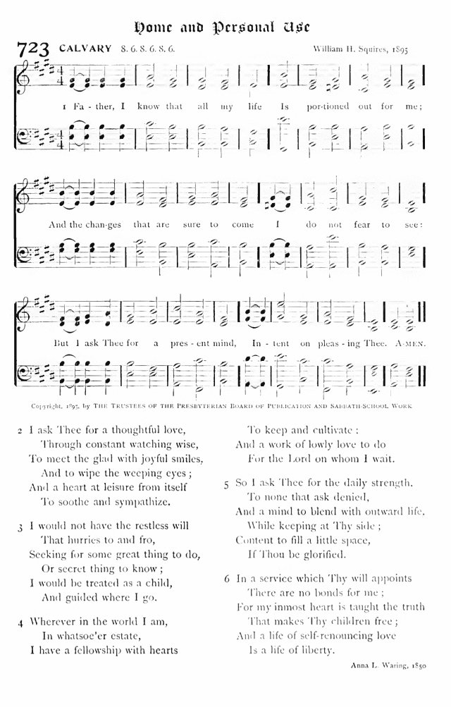 The Hymnal: published by the Authority of the General Assembly of the Presbyterian Church in the U.S.A. page 587