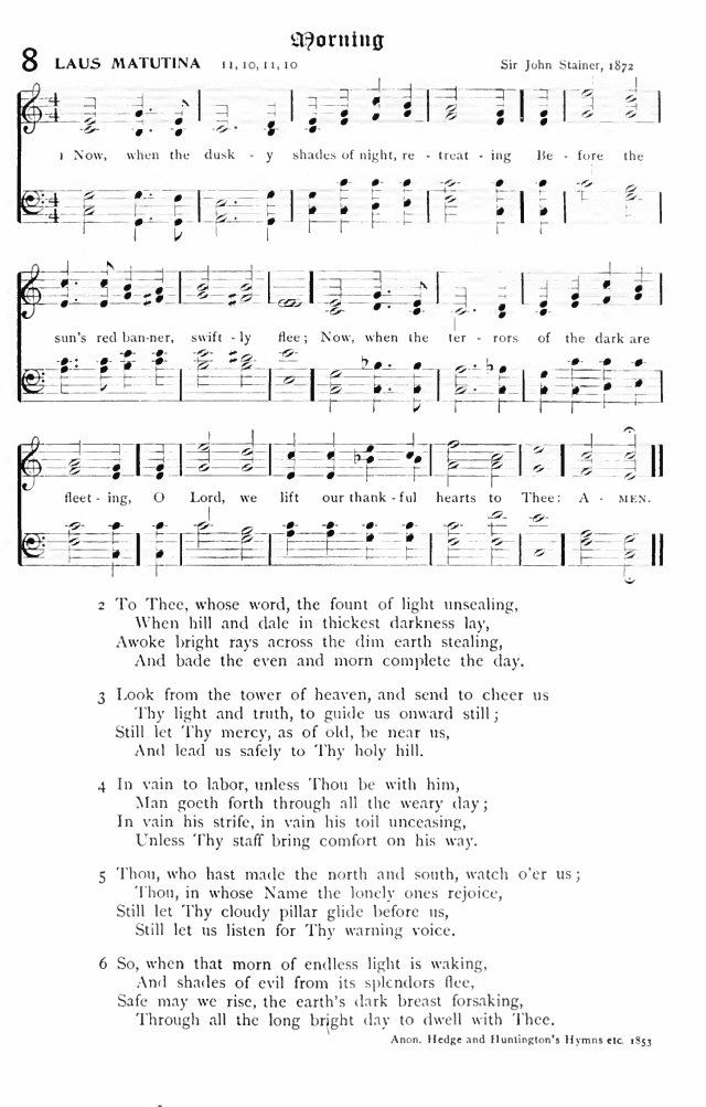 The Hymnal: published by the Authority of the General Assembly of the Presbyterian Church in the U.S.A. page 7