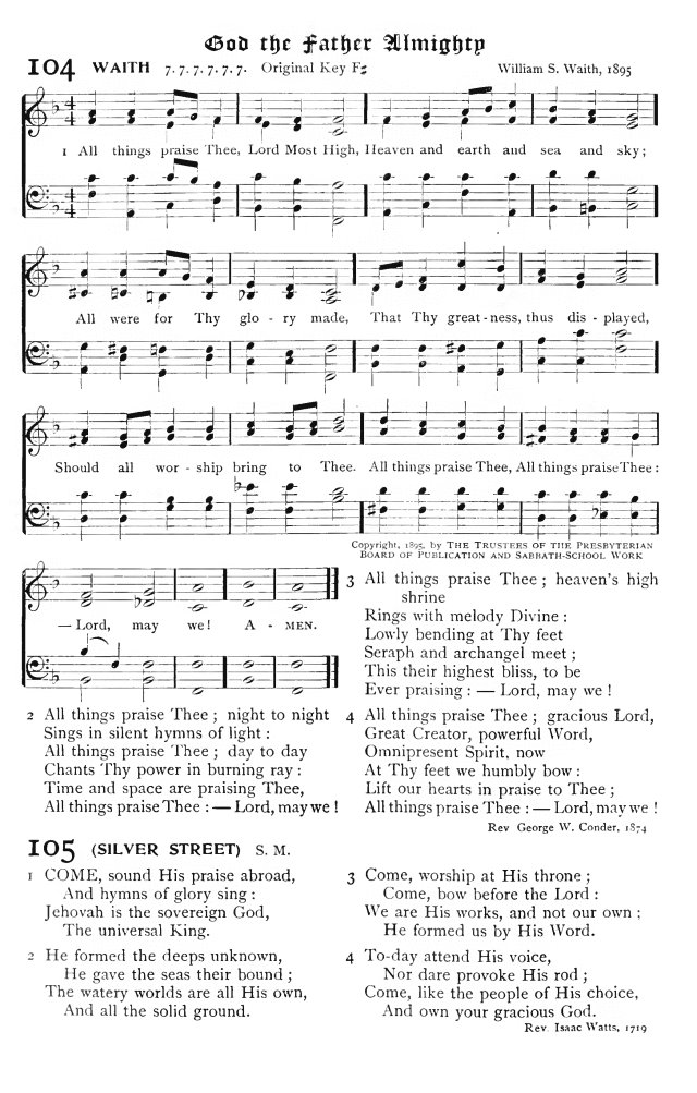 The Hymnal: published by the Authority of the General Assembly of the Presbyterian Church in the U.S.A. page 88