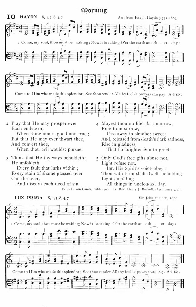 The Hymnal: published by the Authority of the General Assembly of the Presbyterian Church in the U.S.A. page 9