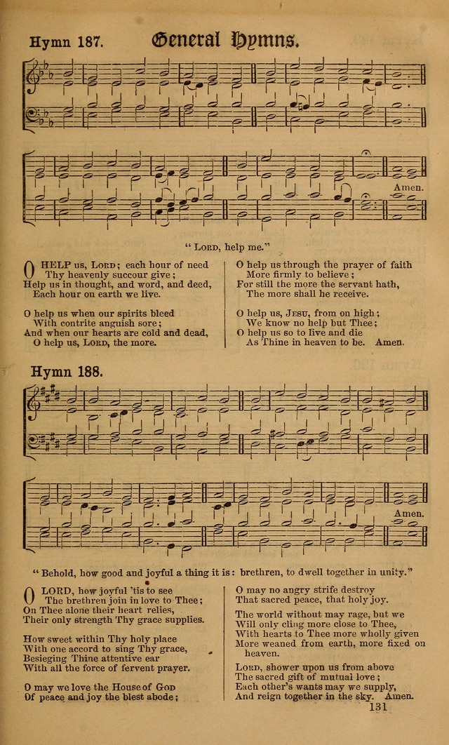 Hymns ancient and modern: for use in the services of the church, with accompanying tunes page 138