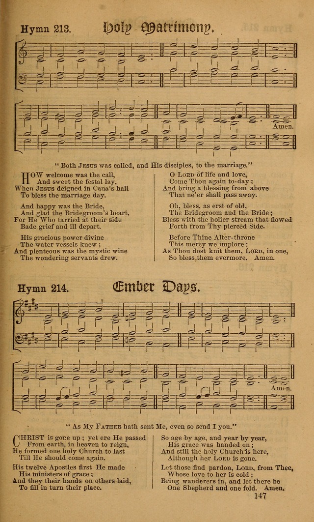 Hymns ancient and modern: for use in the services of the church, with accompanying tunes page 154