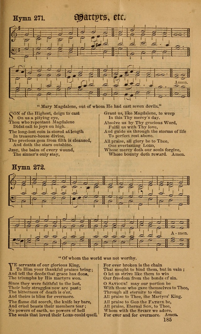 Hymns ancient and modern: for use in the services of the church, with accompanying tunes page 192