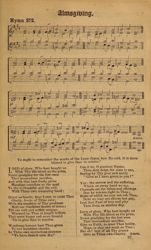 Hymns ancient and modern: for use in the services of the church, with accompanying tunes page 290