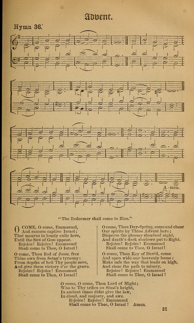 Hymns ancient and modern: for use in the services of the church, with accompanying tunes page 38