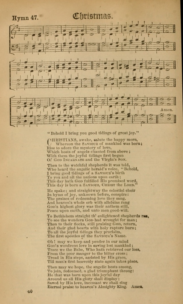 Hymns ancient and modern: for use in the services of the church, with accompanying tunes page 47