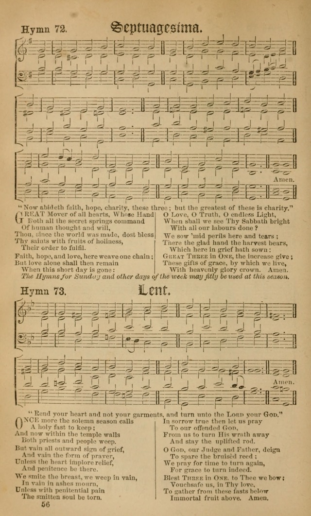 Hymns ancient and modern: for use in the services of the church, with accompanying tunes page 63