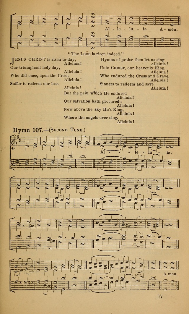 Hymns ancient and modern: for use in the services of the church, with accompanying tunes page 84