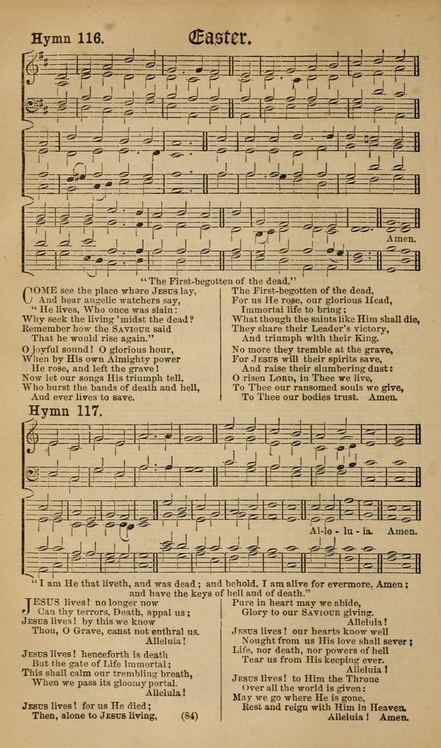 Hymns ancient and modern: for use in the services of the church, with accompanying tunes page 91