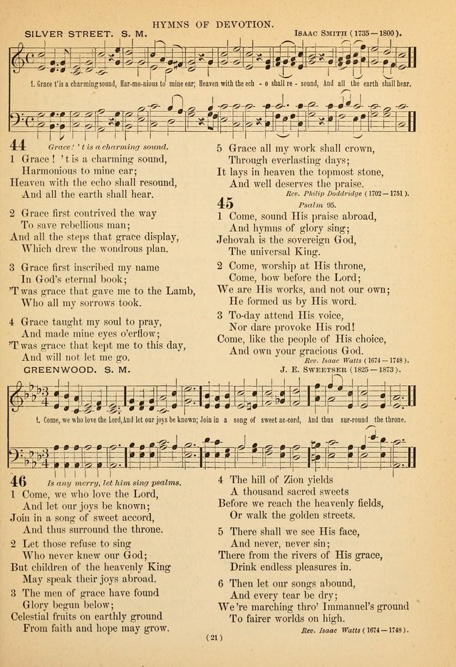 Hymns of the Ages: for Public and Social Worship page 21