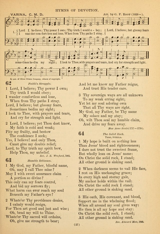 Hymns of the Ages: for Public and Social Worship page 27