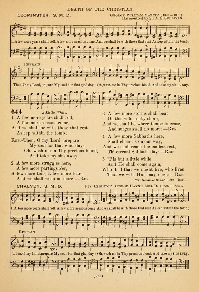 Hymns of the Ages: for Public and Social Worship page 281