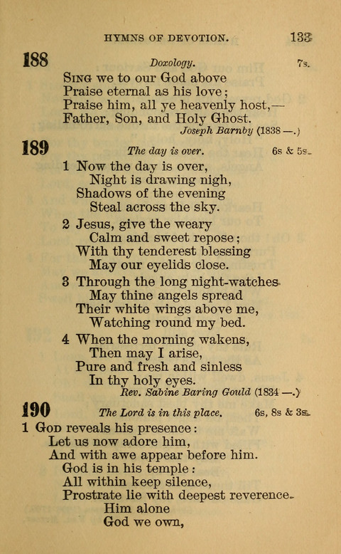 Hymns of the Ages: for Public and Social Worship, Approved and Recommended ... by the General Assembly of the Presbyterian Church in the U.S. (Second ed.) page 133