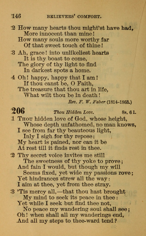 Hymns of the Ages: for Public and Social Worship, Approved and Recommended ... by the General Assembly of the Presbyterian Church in the U.S. (Second ed.) page 146