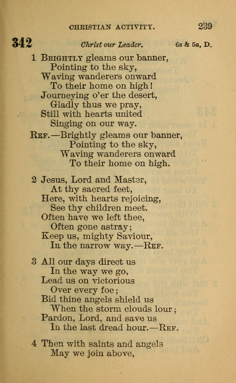 Hymns of the Ages: for Public and Social Worship, Approved and Recommended ... by the General Assembly of the Presbyterian Church in the U.S. (Second ed.) page 239