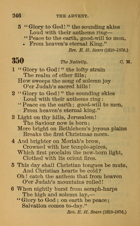 Hymns of the Ages: for Public and Social Worship, Approved and Recommended ... by the General Assembly of the Presbyterian Church in the U.S. (Second ed.) page 246