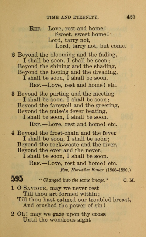 Hymns of the Ages: for Public and Social Worship, Approved and Recommended ... by the General Assembly of the Presbyterian Church in the U.S. (Second ed.) page 425