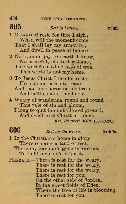 Hymns of the Ages: for Public and Social Worship, Approved and Recommended ... by the General Assembly of the Presbyterian Church in the U.S. (Second ed.) page 434