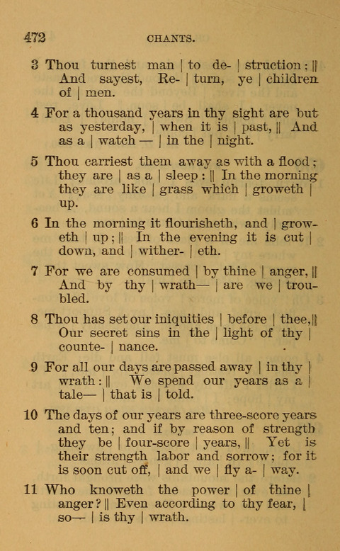 Hymns of the Ages: for Public and Social Worship, Approved and Recommended ... by the General Assembly of the Presbyterian Church in the U.S. (Second ed.) page 472