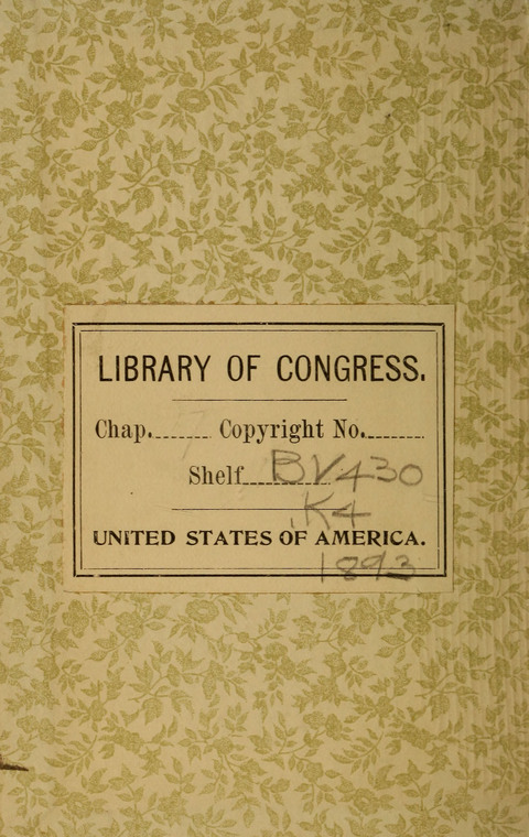 Hymns of the Ages: for Public and Social Worship, Approved and Recommended ... by the General Assembly of the Presbyterian Church in the U.S. (Second ed.) page i