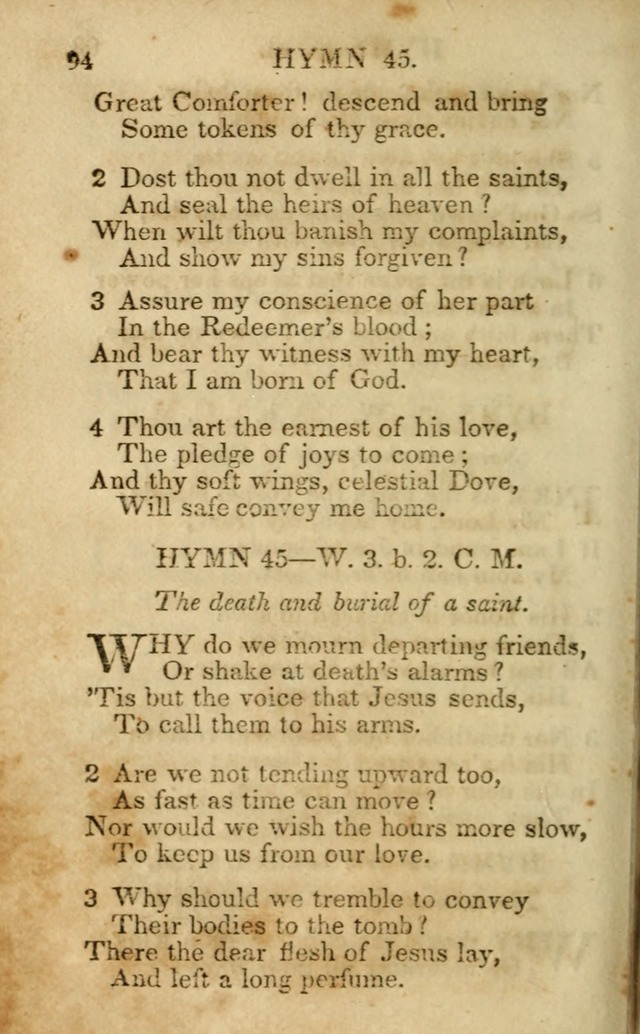 Hymns and Spiritual Songs, Original and Selected, for the Use of Christians. (5th ed.) page 104