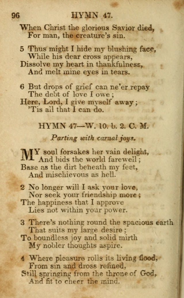 Hymns and Spiritual Songs, Original and Selected, for the Use of Christians. (5th ed.) page 106