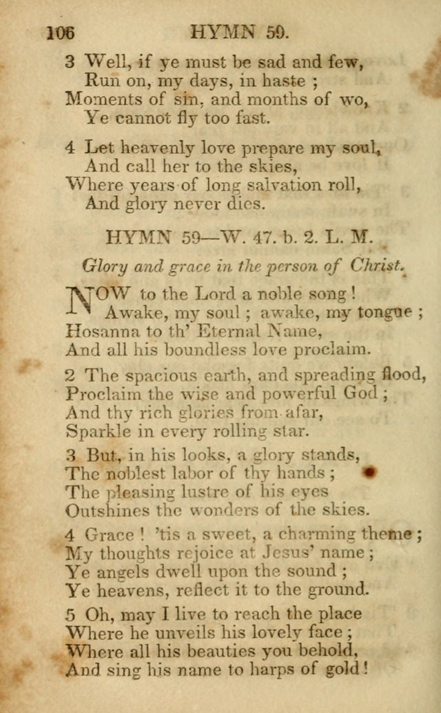 Hymns and Spiritual Songs, Original and Selected, for the Use of Christians. (5th ed.) page 116