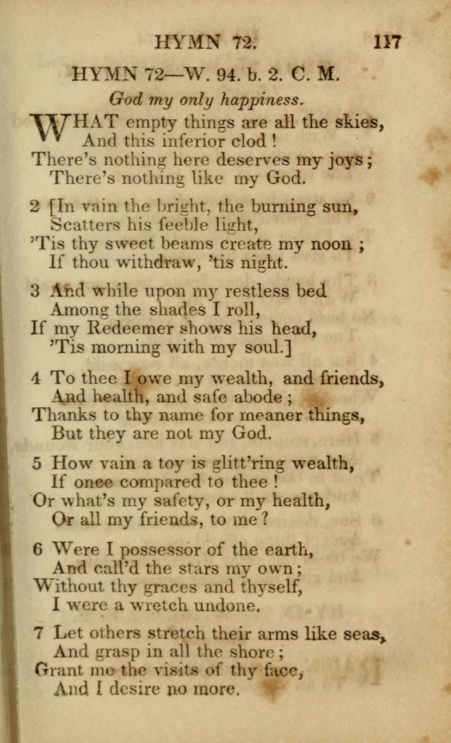 Hymns and Spiritual Songs, Original and Selected, for the Use of Christians. (5th ed.) page 127