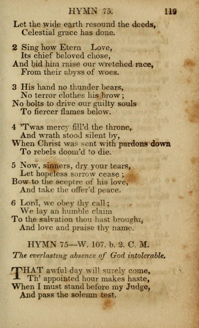 Hymns and Spiritual Songs, Original and Selected, for the Use of Christians. (5th ed.) page 129