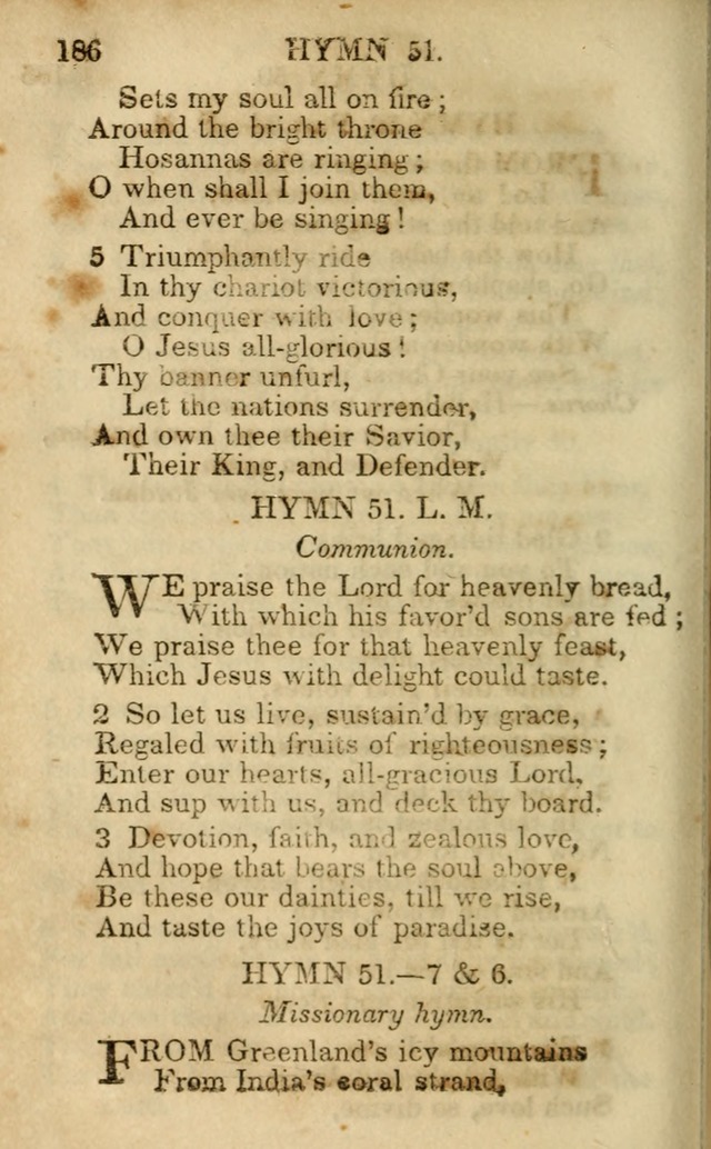 Hymns and Spiritual Songs, Original and Selected, for the Use of Christians. (5th ed.) page 196