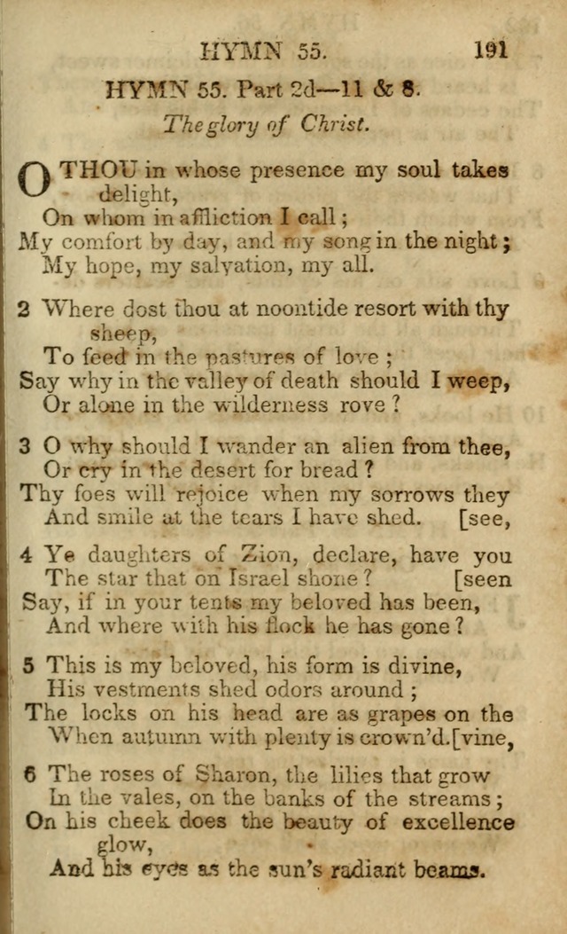 Hymns and Spiritual Songs, Original and Selected, for the Use of Christians. (5th ed.) page 201