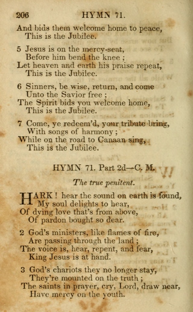 Hymns and Spiritual Songs, Original and Selected, for the Use of Christians. (5th ed.) page 216