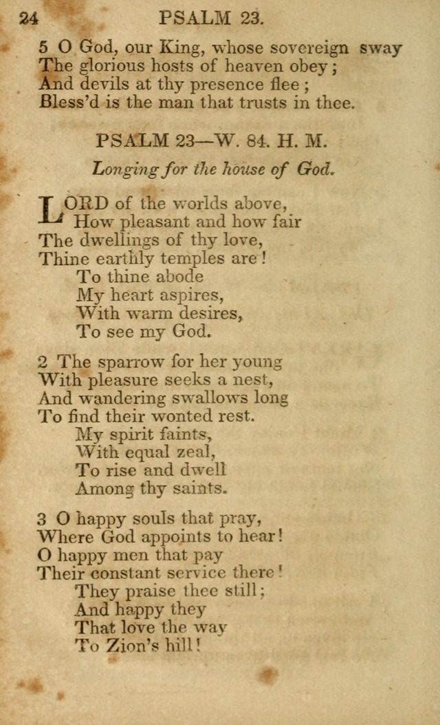 Hymns and Spiritual Songs, Original and Selected, for the Use of Christians. (5th ed.) page 24