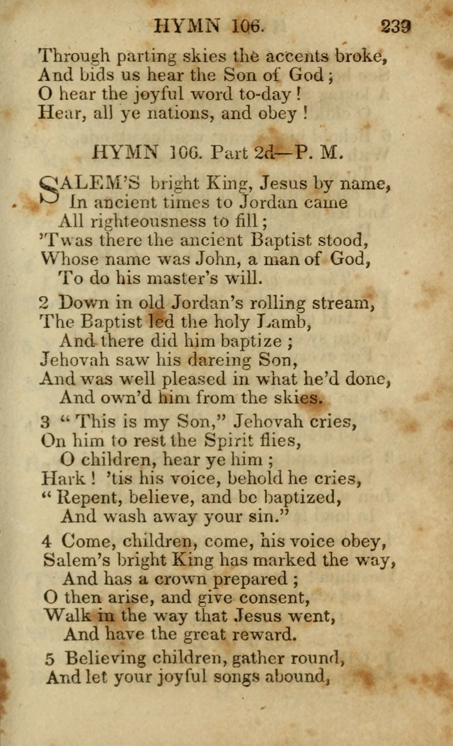 Hymns and Spiritual Songs, Original and Selected, for the Use of Christians. (5th ed.) page 249