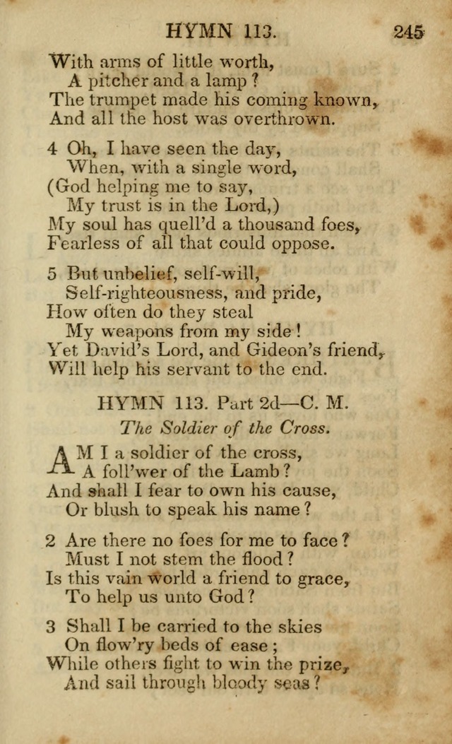 Hymns and Spiritual Songs, Original and Selected, for the Use of Christians. (5th ed.) page 255