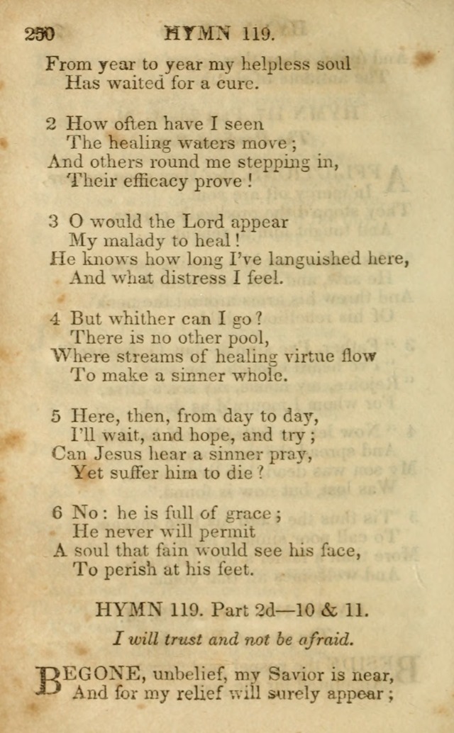 Hymns and Spiritual Songs, Original and Selected, for the Use of Christians. (5th ed.) page 260