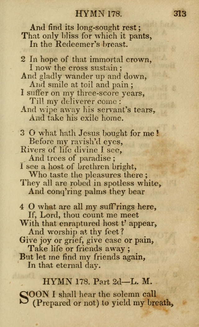 Hymns and Spiritual Songs, Original and Selected, for the Use of Christians. (5th ed.) page 323