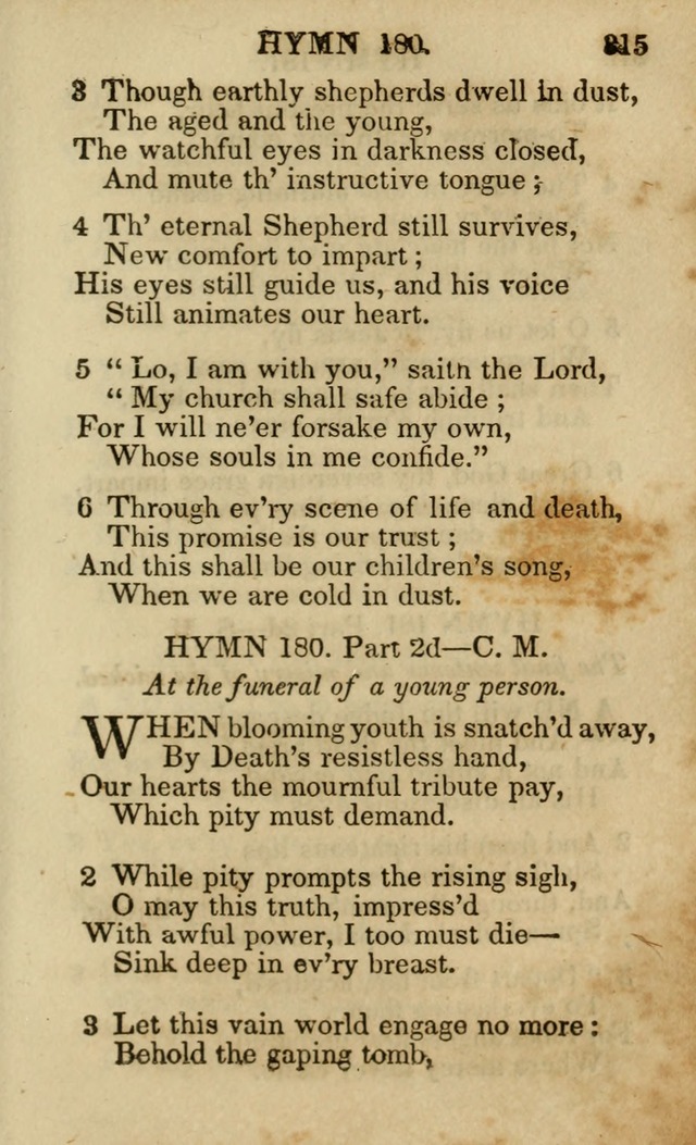 Hymns and Spiritual Songs, Original and Selected, for the Use of Christians. (5th ed.) page 325