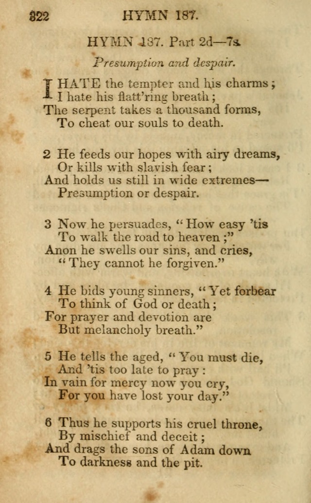 Hymns and Spiritual Songs, Original and Selected, for the Use of Christians. (5th ed.) page 332