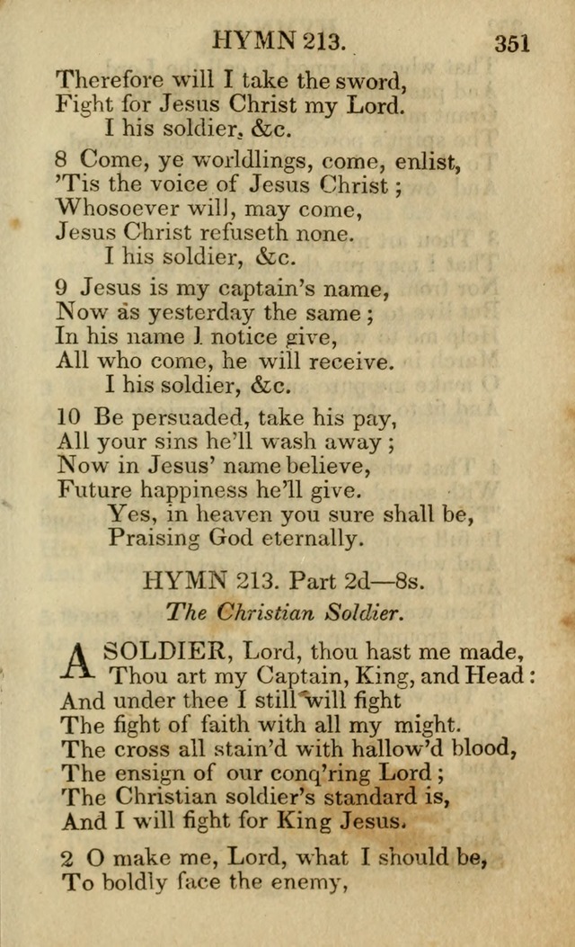 Hymns and Spiritual Songs, Original and Selected, for the Use of Christians. (5th ed.) page 361