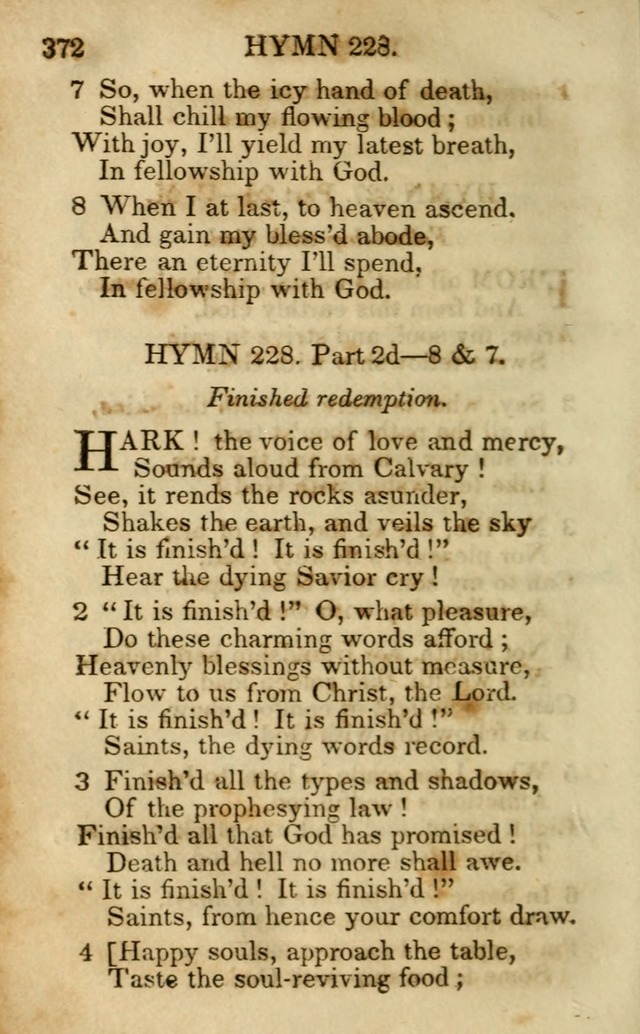 Hymns and Spiritual Songs, Original and Selected, for the Use of Christians. (5th ed.) page 382