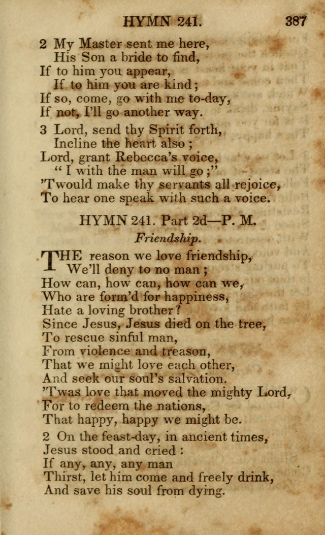 Hymns and Spiritual Songs, Original and Selected, for the Use of Christians. (5th ed.) page 397