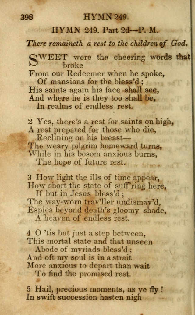 Hymns and Spiritual Songs, Original and Selected, for the Use of Christians. (5th ed.) page 408