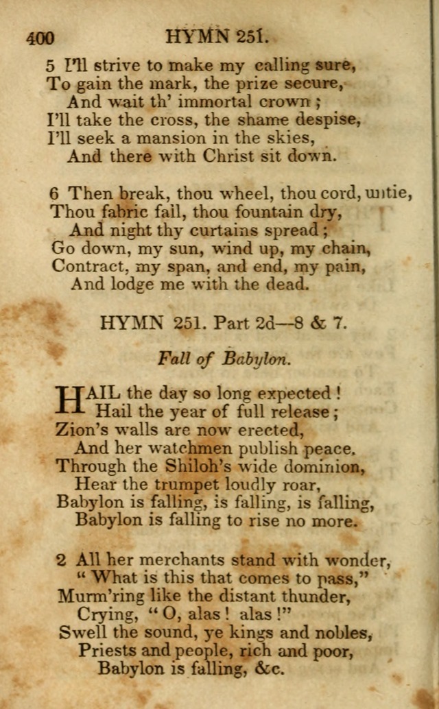 Hymns and Spiritual Songs, Original and Selected, for the Use of Christians. (5th ed.) page 410