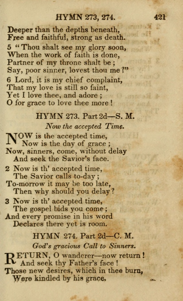 Hymns and Spiritual Songs, Original and Selected, for the Use of Christians. (5th ed.) page 431