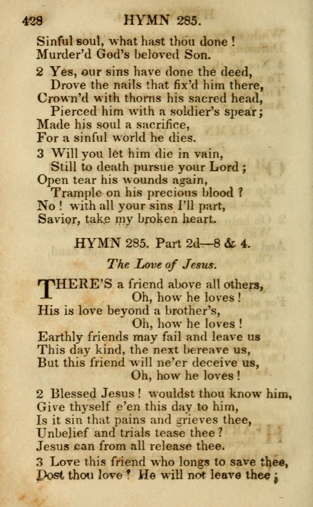 Hymns and Spiritual Songs, Original and Selected, for the Use of Christians. (5th ed.) page 438