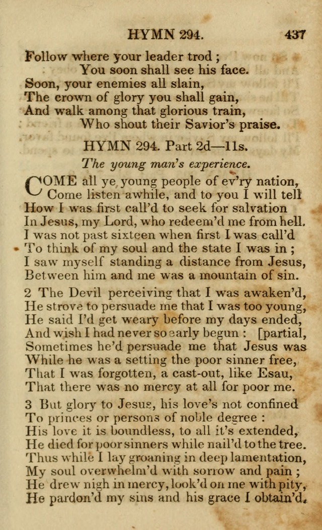 Hymns and Spiritual Songs, Original and Selected, for the Use of Christians. (5th ed.) page 447