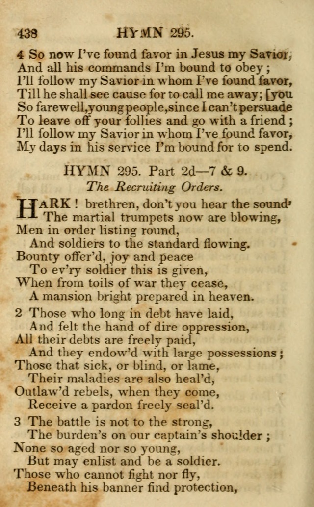 Hymns and Spiritual Songs, Original and Selected, for the Use of Christians. (5th ed.) page 448