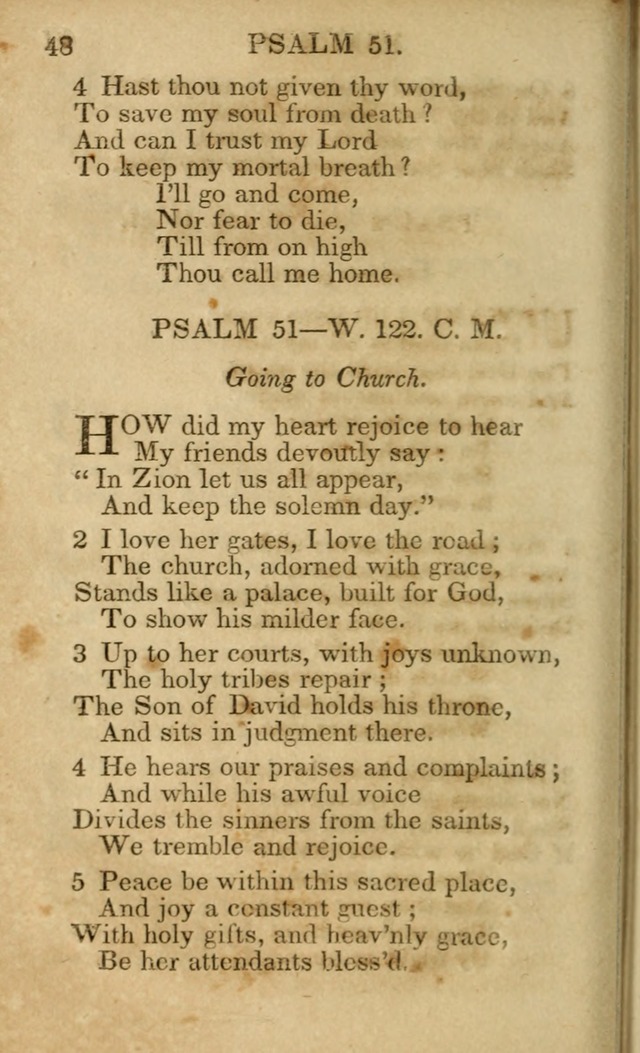 Hymns and Spiritual Songs, Original and Selected, for the Use of Christians. (5th ed.) page 48