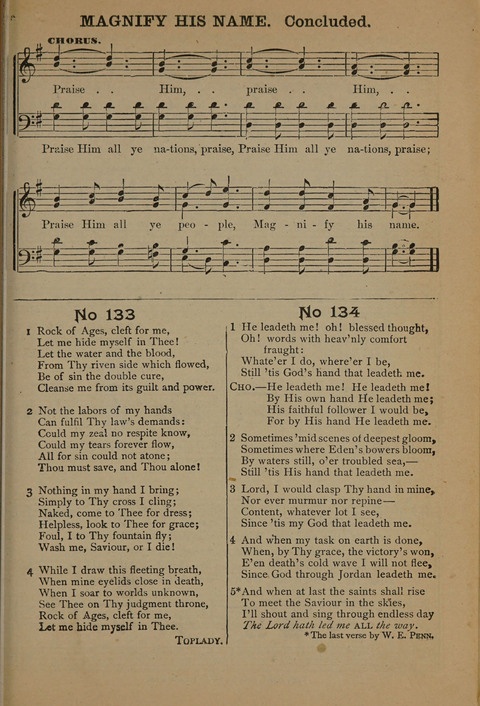 Harvest Bells Nos. 1, 2 and 3: Is filled with new and beautiful songs, suitable for churches, Sunday-schools, revivals and all religious meetings page 131